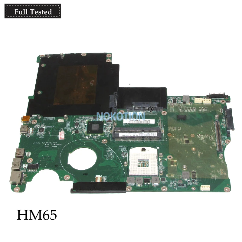 Материнская плата NOKOTION A000054130 DA0TZ6MB8F0 для ноутбука toshiba satellite X500 X505 материнская HM65 с