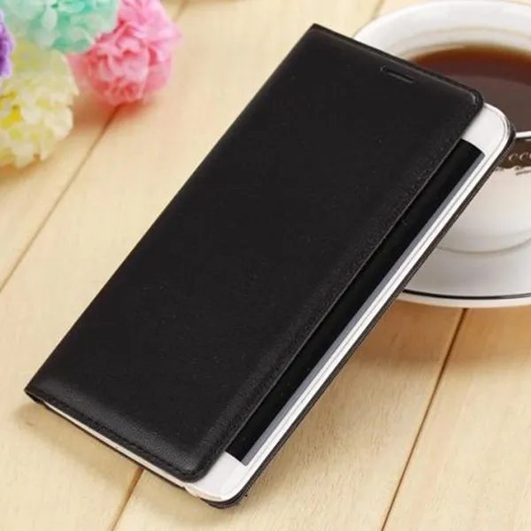 Тонкий кожаный чехол кошелек с откидной крышкой для аккумулятора сумка