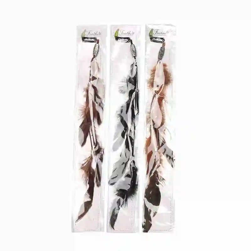 Kiwarm 3 шт./компл. индийский фестиваль Ретро зажимы для волос с перьями женский