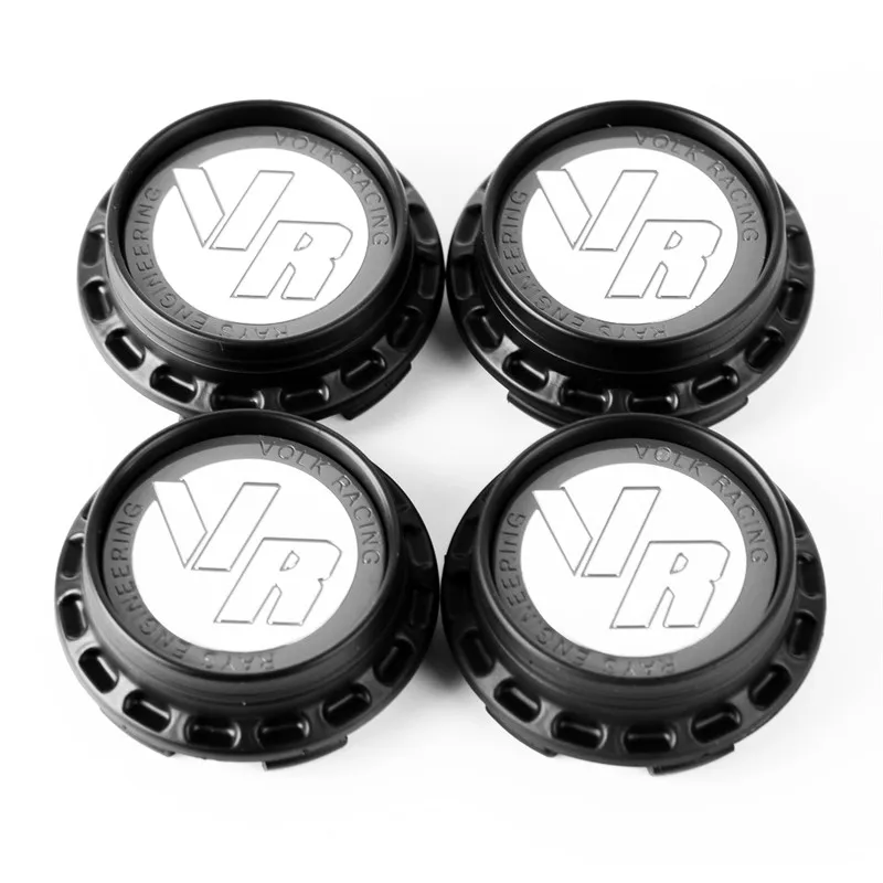 Черный 4 шт. 67 мм лучей колпаки для RAYS Volk Racing GTC GTS GTM GTF RE30 TE37 АПП CE28N диски Япония гоночный автомобиль аксессуары - Цвет: Черный