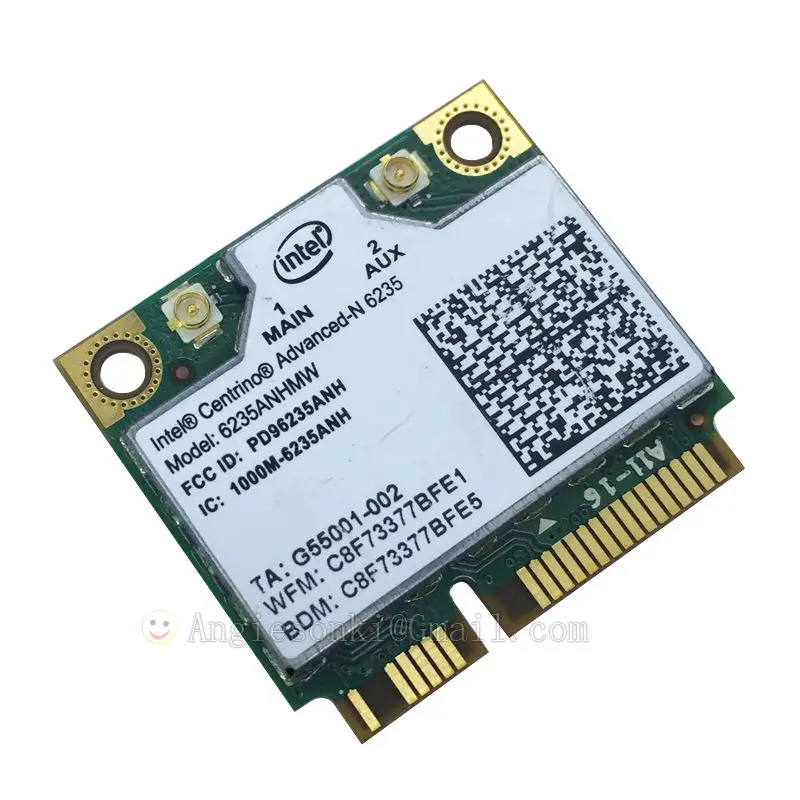 6235ANHMW 802.11n Беспроводная + BLUETOOTH 4 0 WiFi мини PCI-E карта 2 4/5 ГГц для intel centrino advanced-n 6235 WLAN |