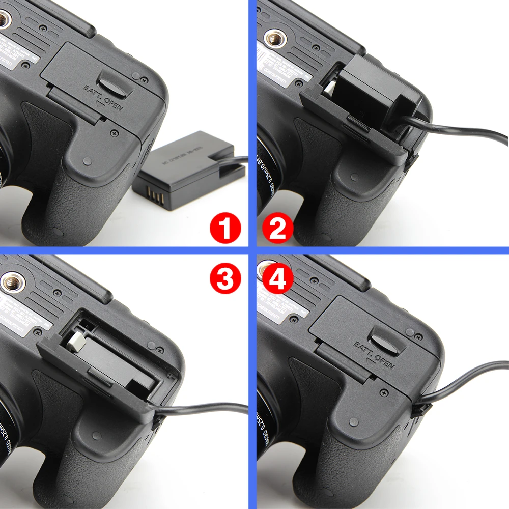 Фото ACK-E18 DR-E18 адаптер питания, USB-кабель, LP-E17, муляж, батарея для Canon EOS 750D 760D 77D 800D 200D Rebel SL2 Kiss X8i T6i T6S №5