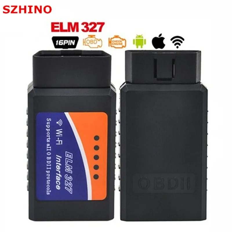 НОВЫЙ АВТО OBDII код читателя V1.5 ELM327 WI FI Беспроводной поддерживает все OBD2 протоколы