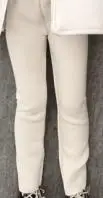 1pcs white pant Крутая одежда из искусственной кожи 1/6 Blyth Doll брюки пальто Одежда для куклы-Барби водолазка свитер одежда аксессуары - Цвет: 1pcs white pant
