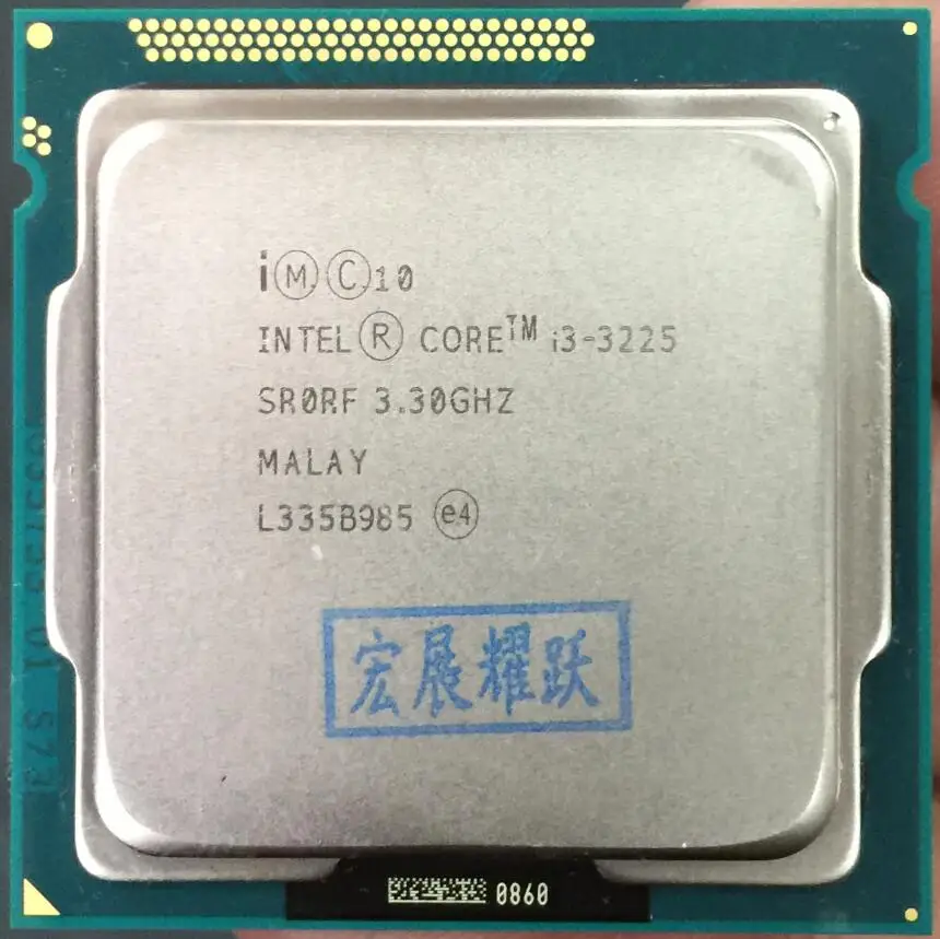 Процессор Intel Core i3-3225 i3 3225 Intel HD graphics 4000(3 м кэш, 3,30 ГГц) LGA1155 настольный процессор