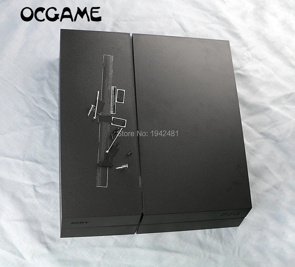 

OCGAME high quality Black full housing shell case with screws repair parts for ps4 1200 console