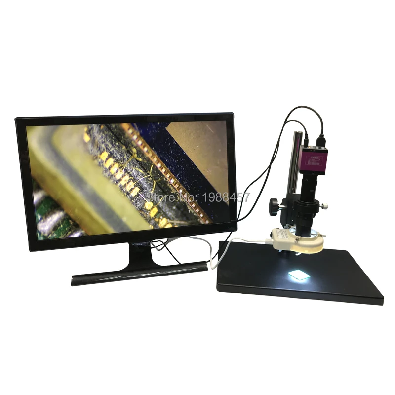 Микроскоп 16 МП HDMI HD камера + 3D боковое лицо регулируемое большое поле зрения 10X 180X