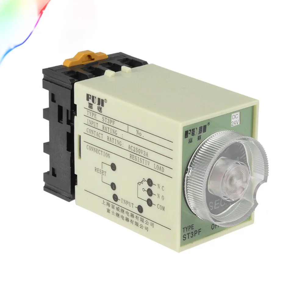 ST3PF ST3 реле времени DC12V DC24V AC110V AC220V Мощность Задержка включения/выключения с ЖК