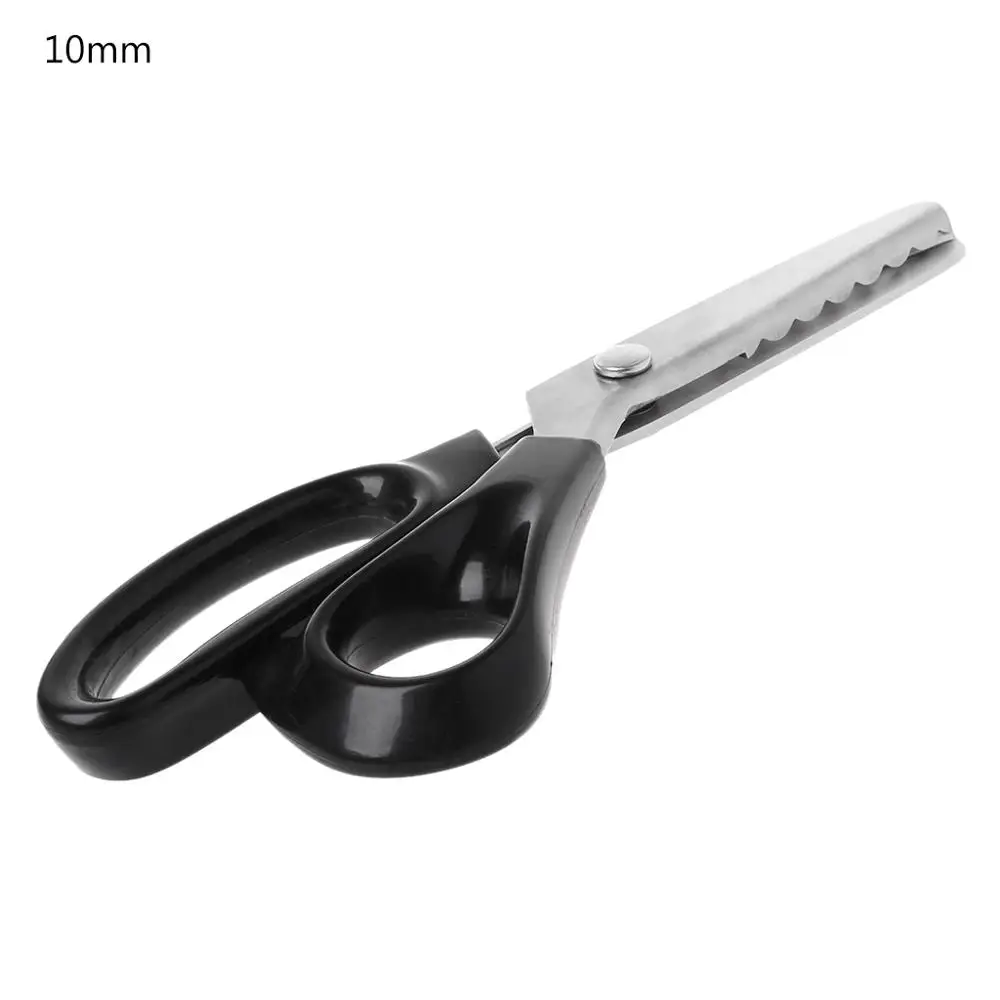 10mm ЗИГЗАГ Швейная резка портновские ножницы Кожа ремесло круг зубы 3 мм/4 мм/5 мм/7 мм/10 мм/18 мм и Прямая поставка - Цвет: 10mm