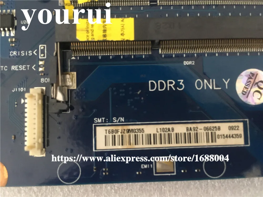 Материнская плата для ноутбука SAMSUNG R530 R540 BA92 06625B 06625A|Материнские платы ноутбуков|