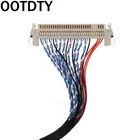 Крючки LVDS кабель D8 FIX-30P-D8 FIX 30 двойные штифты 2 канала 8 бит 1,0 мм Шаг 250 мм 500 мм 17-21 дюймовый ЖК дисплей панель экран контроллер