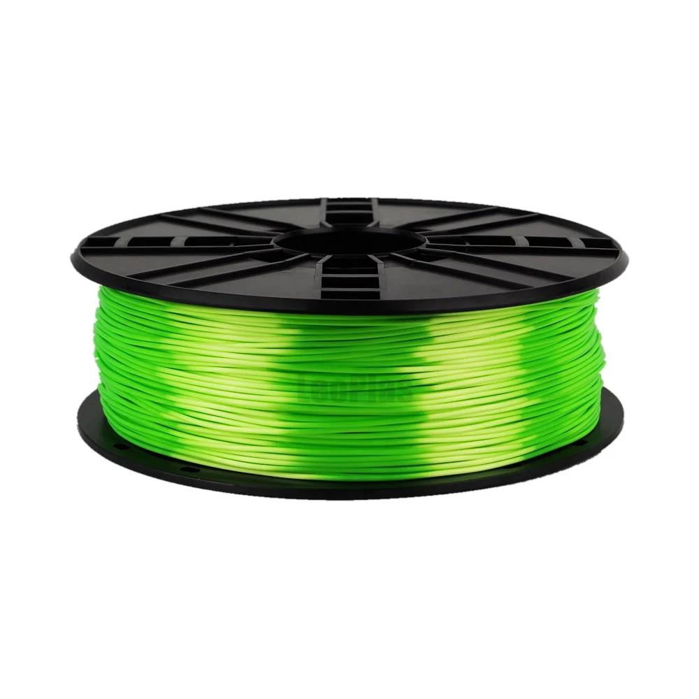 Silk Green США, Испания, Китай, склад, 1,75 мм, 1 кг, шелк, металл, как PLA нить для FDM 3d принтера, расходные материалы, ручка, материал, материалы для печати - Цвет: Silk Green
