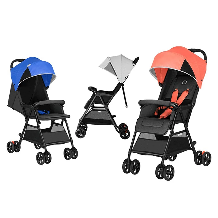 Легкая Складная коляска с регулируемым углом быстрая стирка 3-ступенчатый
