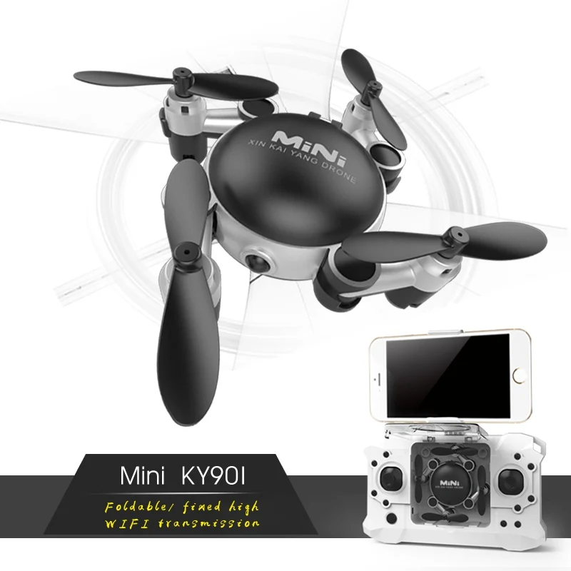 Fpv Дрон с камерой складной карманный Квадрокоптер телефон управление мини дроны Wi-Fi Трансмиссия Rc вертолет Дрон VS CX-10WD