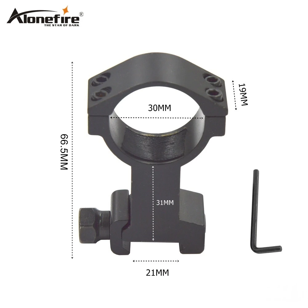 Alonefire M-07 30 мм кольцо Weaver 21 мм Высокая рельсовая база страйкбольная винтовка ружье тактический фонарь лазерный прицел охотничьи крепления