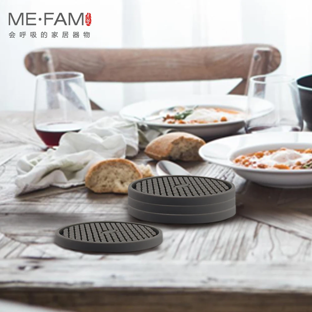 Новинка утолщенная круглая решетчатая подставка 10 см силиконовый нескользящий