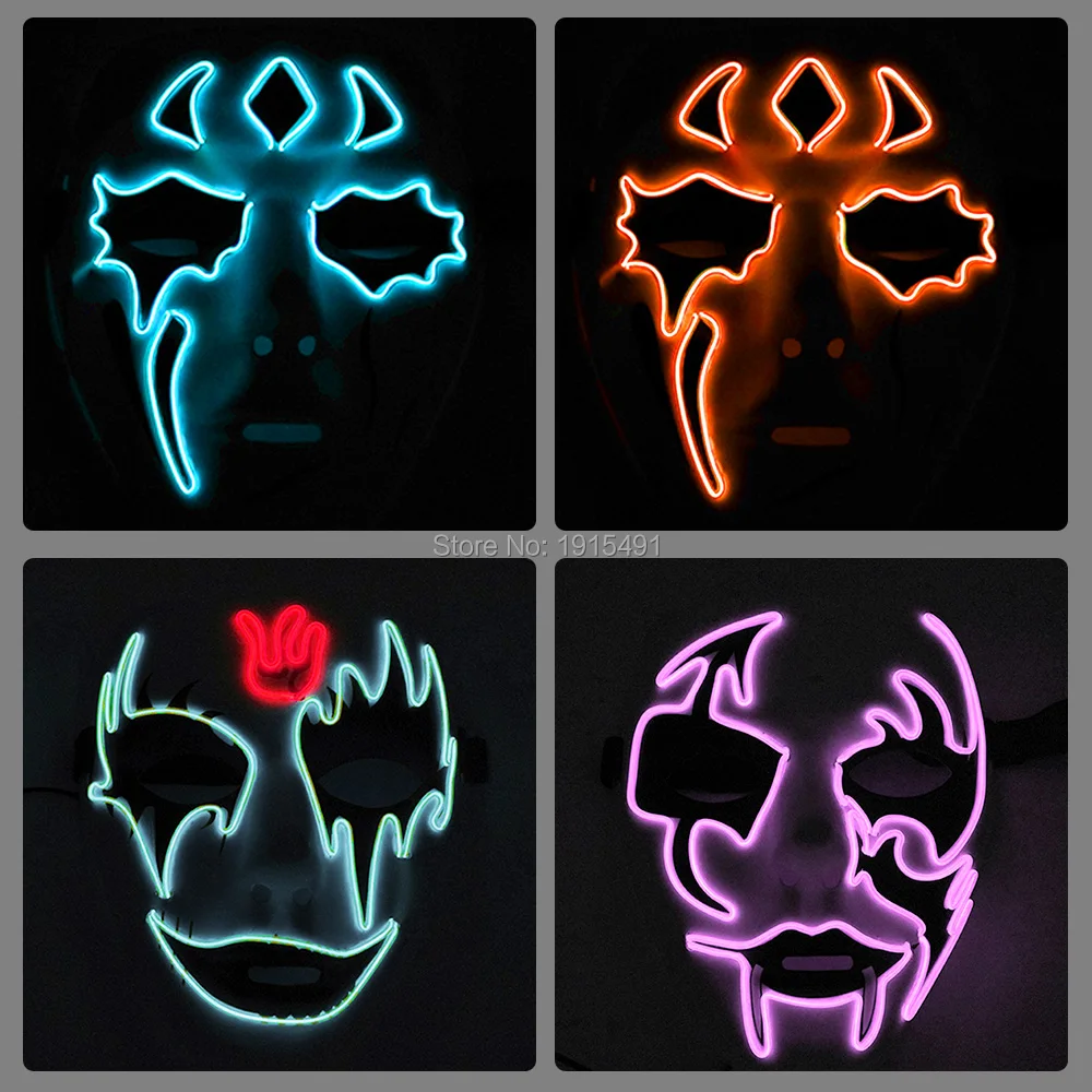 Страшная тема вечерние декоративсветильник ящаяся смешная Маска карнавальная