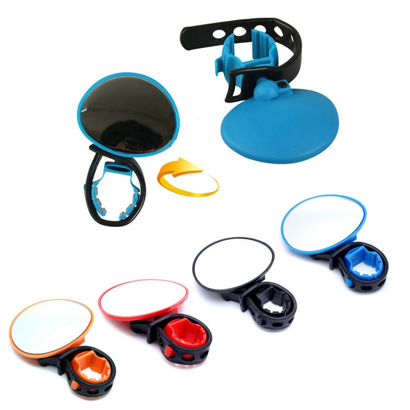 Bicycle Rearview Mirror Mountain Bike Handlebar Wide Angle Back Eye 360 Degrees Adjustable Safety Bike Rear View Mirrors RR7202