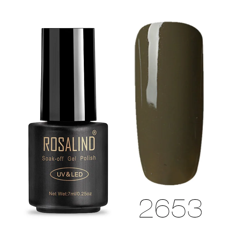 RA2653 ROSALIND лаков для ногтей гель лак для ногтей Art Vernis Полупостоянный УФ-приборы для микроскопа все для маникюра гель лаки - Цвет: RA2653