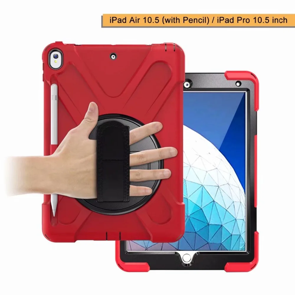 Чехол для планшета iPad Air 10 5 силиконовый защитный чехол на 360 градусов Apple Pro