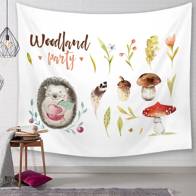 Животные Висячие настенные гобелены Мандала богемный гобелен пейзаж обои стены