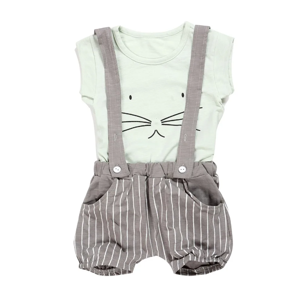 Комплект детской одежды из 2 предметов футболки и шорты одежда для маленьких