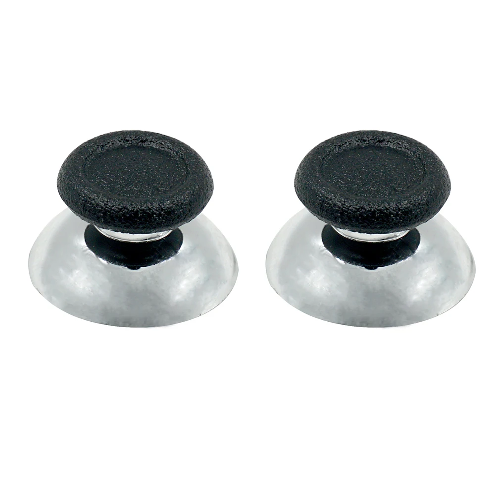 Хромированные аналоговые Thumbsticks с противоскользящей крышкой для PS4/PS4 Slim/PS4 Pro контроллер красный синий серебристый золотой