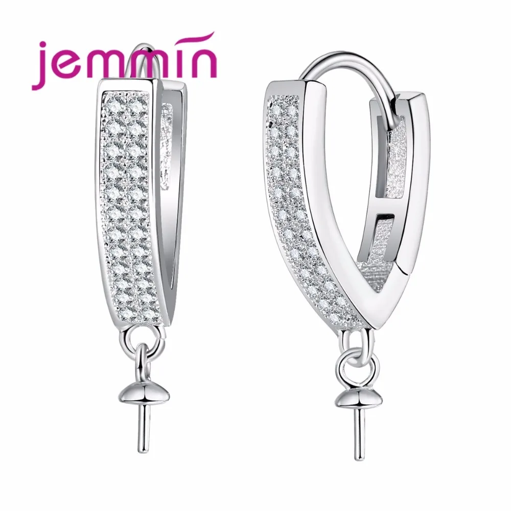 5 пар/лот 925 стерлингового серебра серьги в виде колец с твердым покрытием класса
