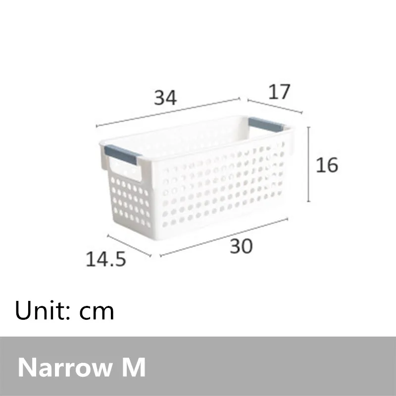 narrow m Корзина для хранения из пвх шкаф для одежды ванная кухонный Органайзер хранилище коробка для косметического бюстгальтера нижнее белье уборка контейнера Органайзеры - Цвет: narrow m