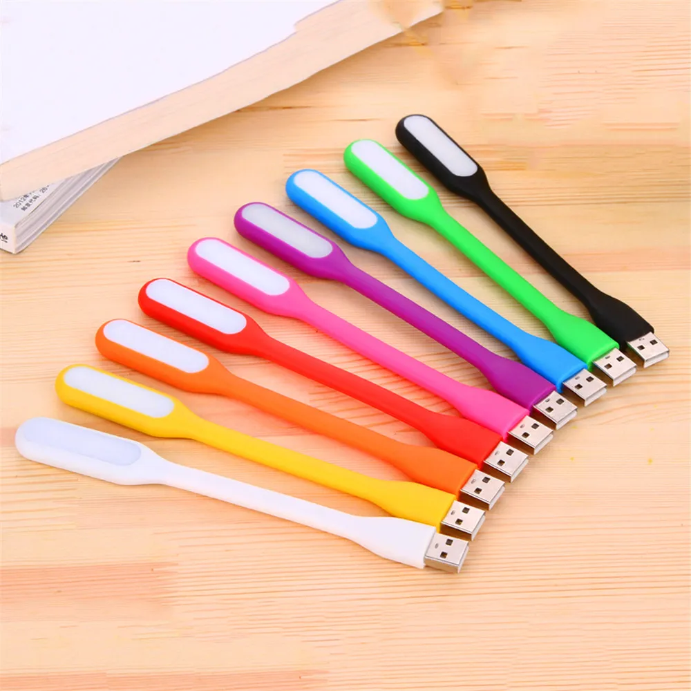 FFFAS 10 шт. мини мягкий гибкий USB LED свет лампы гаджеты для Мощность банка