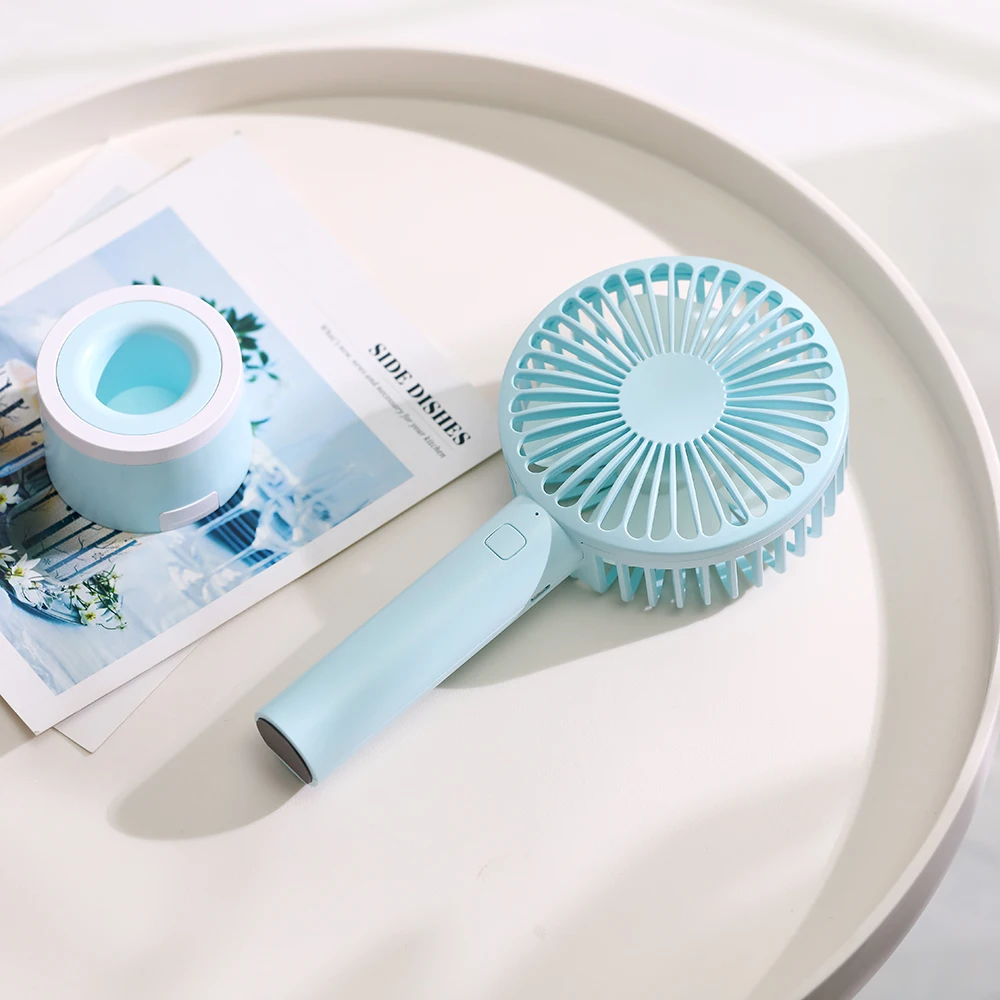 Мини портативный вентилятор с подставкой USB регулируемый ветряной ventilateur Крытый
