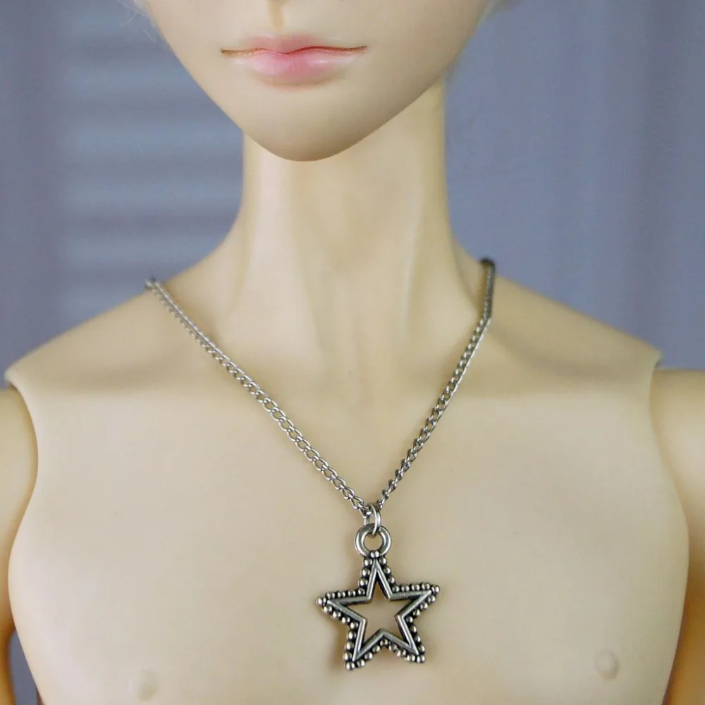 BJD OOAK серебряное ожерелье для 1/4 17 &quotи 1/3 24&quot 70 см SD17 SD MSD DK DZ AOD DD Volks Doll|Куклы| |