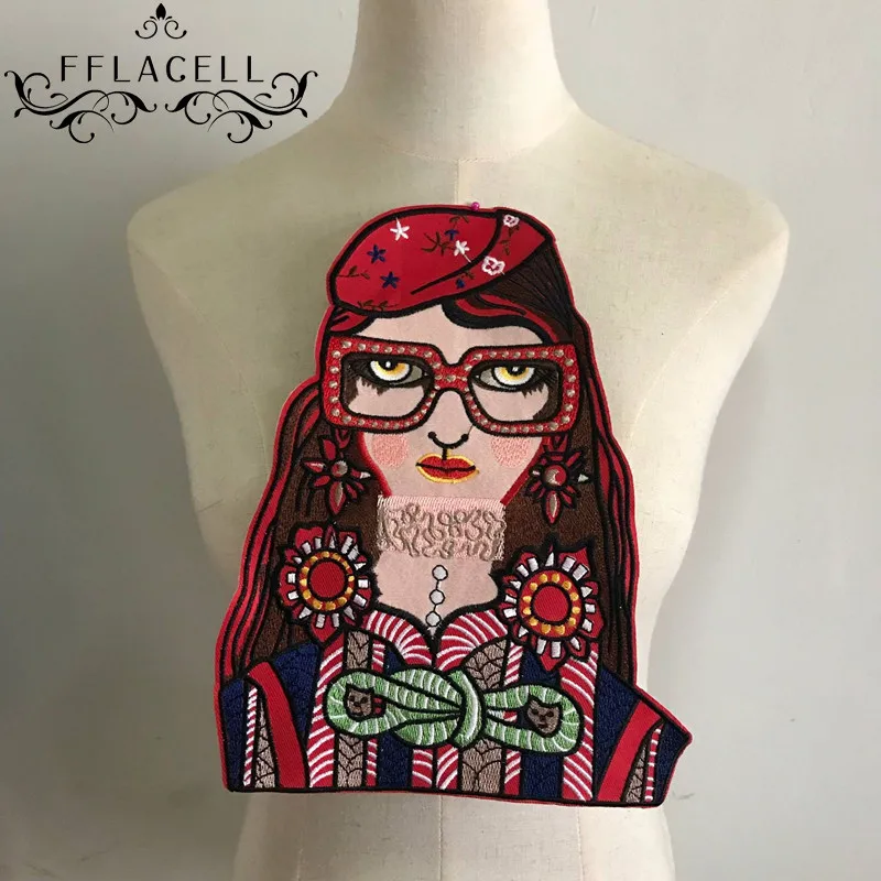 1 шт. нашивки на одежду FFLACELL женские футболки/джинсы/платье|clothes patch|sew on patchespatches women