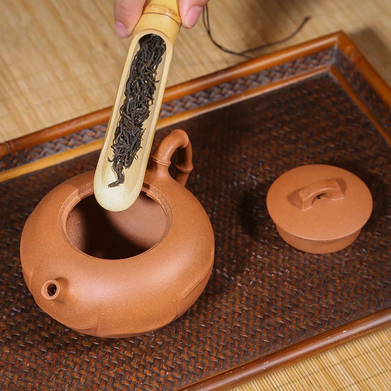 Sand Pot Wholesale Customized Bamboo Edge Hand-made Downhill Mud Tea Set Distribution Factory Direct Sales | Дом и сад