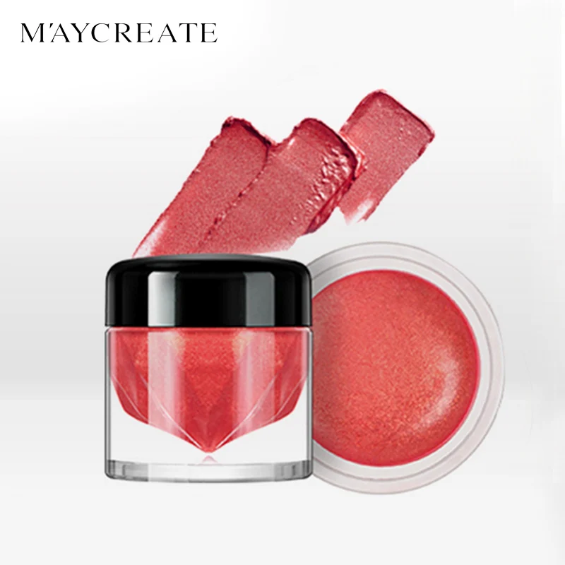 Один тени для век Shimmer Долгое пигмент теней макияжа крем Nude Make Up натуральный Цвет