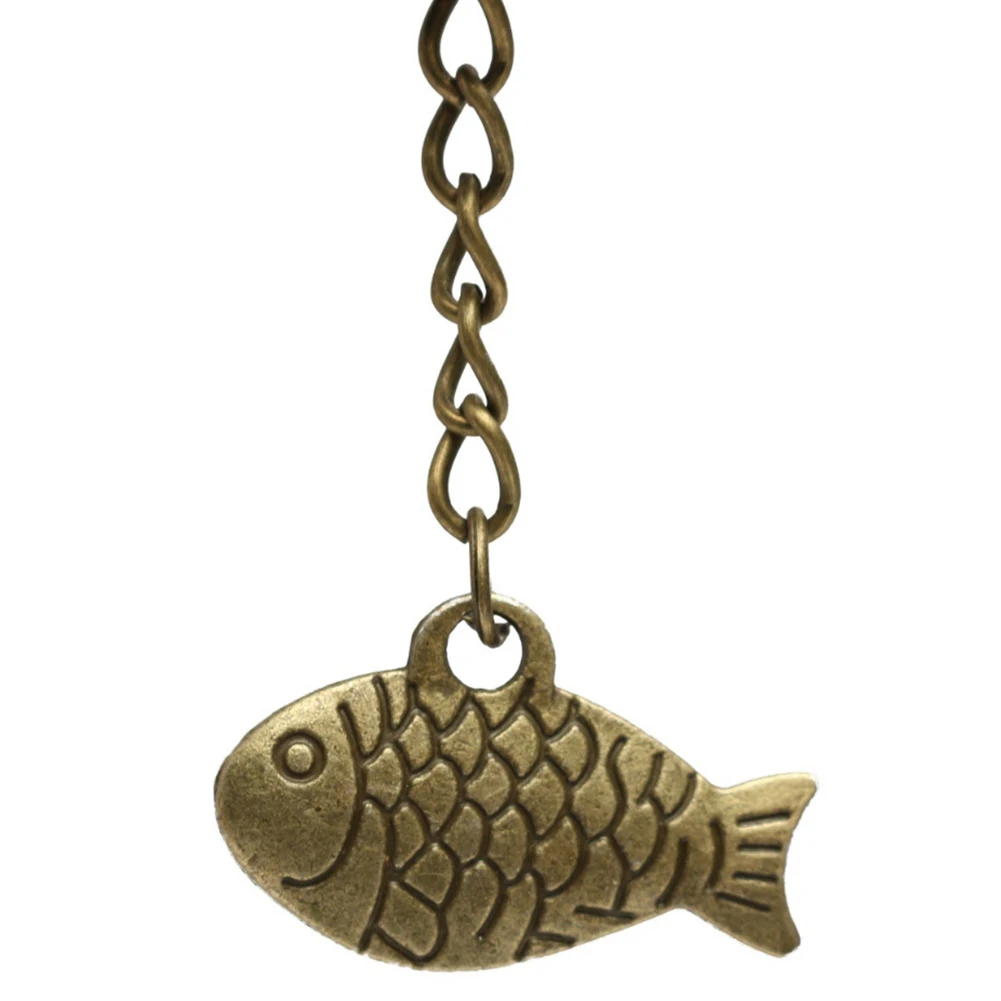 Модный 1 шт. фэн шуй колокольчик дракон/рыба благословение удачи подвесной