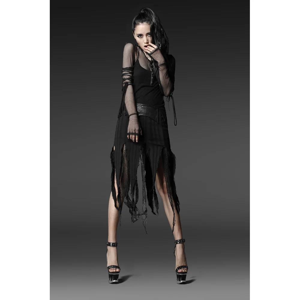 Лидер продаж Новинка Для женщин Лето Панк Rave юбки черные вечерние повседневная