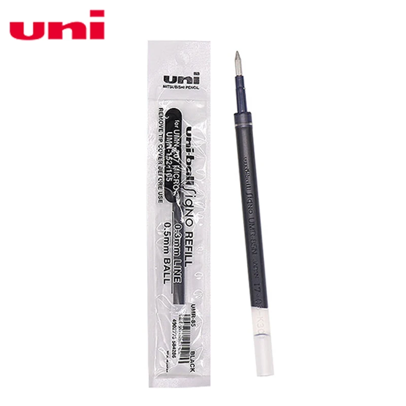 

8 Pcs/Lot Mitsubishi Uni UMR-85- Gel Ink Pen 0.5 mm Ball Signo Refill for UMN-105 UMN-152 UMN-207 Pen refill Stationery