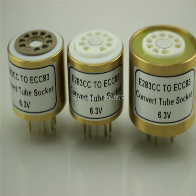 1 шт. адаптер E283CC (сверху) 12AX7 12AU7 12AT7 ECC83 (6 3 В) (снизу)|tube diy|vacuum tubeaudio vacuum tube |