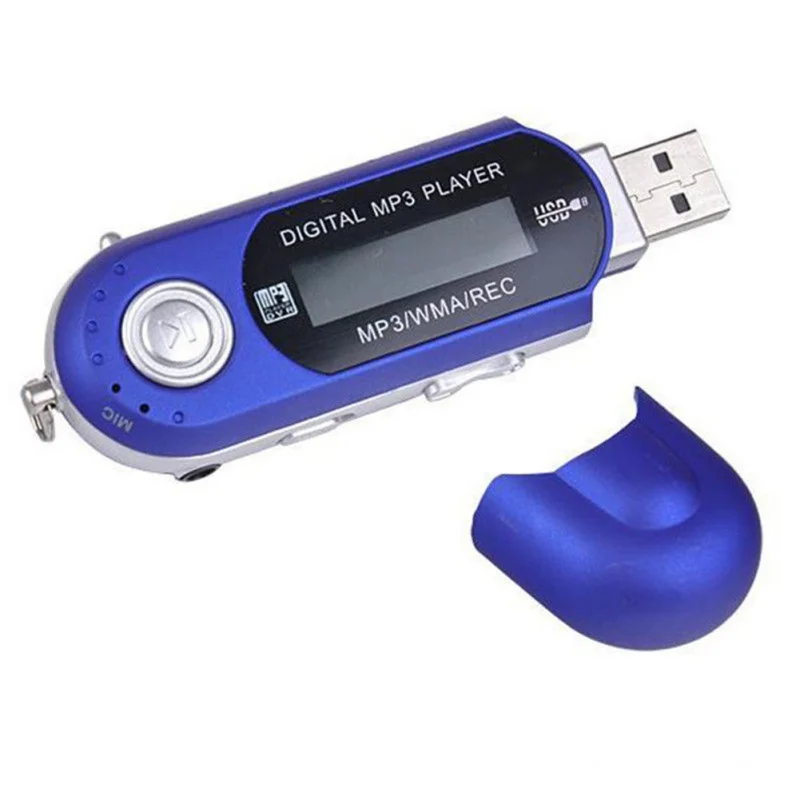Мини USB флэш MP3 плеер с ЖК экраном Поддержка памяти 32 Гб TF/SD слот для карт цифровые