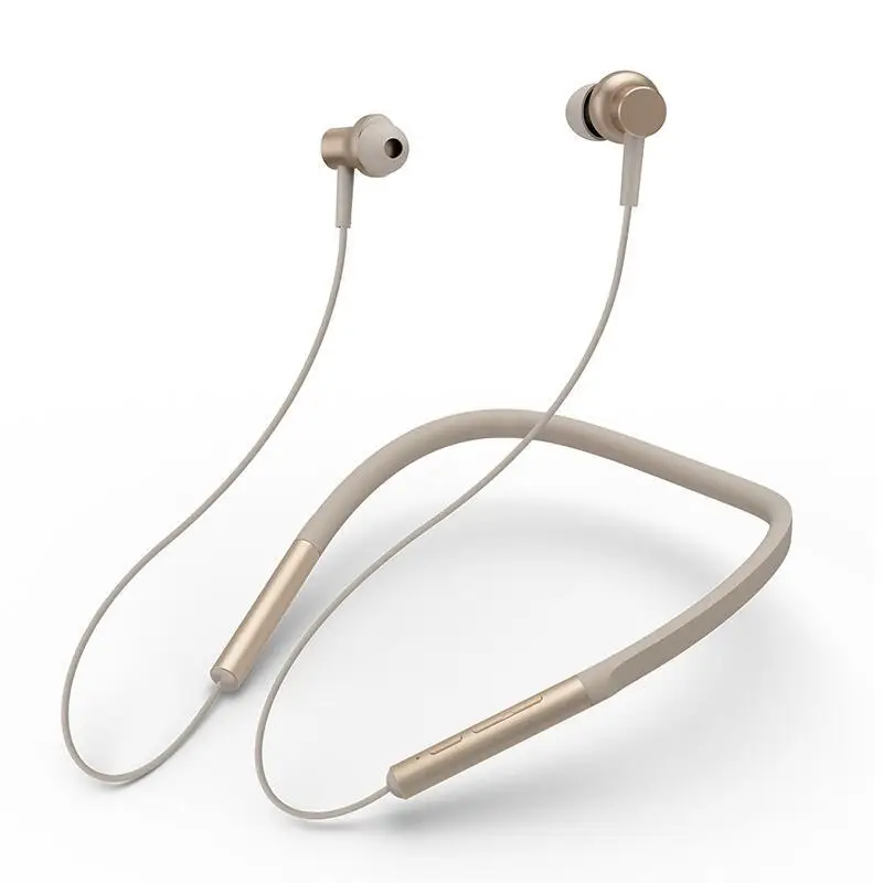 Оригинальные спортивные наушники Xiaomi с Bluetooth, беспроводные наушники-вкладыши, bluetooth-гарнитура с защитой от пота, басовые наушники с микрофоном для смартфонов - Цвет: Coffe Color