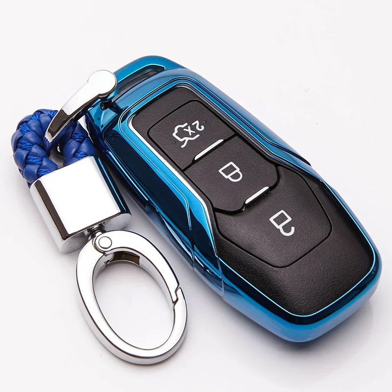 Чехол для автомобильного ключа Ford Mondeo MK4 из ТПУ чехол Edge Mustang 2015 Kuga 2 0 T Fusion 2016 F 150