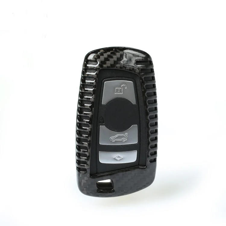 Чехол брелок из углеродного волокна для BMW X3 F25 X4 F26 F1 2 3 4 5 7 серии F20 F22 F30 F31 F34 F32 F10 F07
