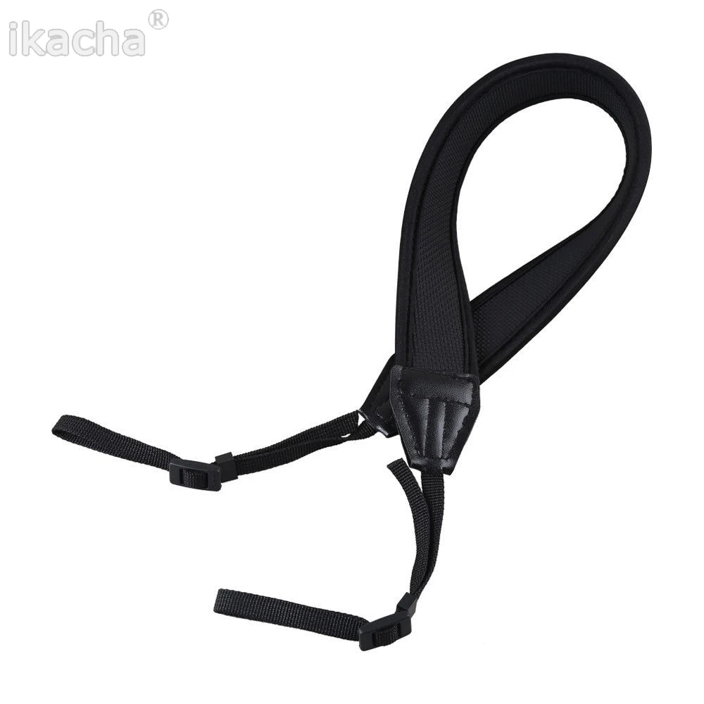 Black Anti-Slip Neoprene Camera shoulder Neck Strap for Canon Universal Camcorder Belt DSLR Nikon | Электроника
