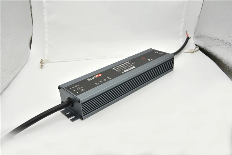 SANPU 24 V светодиодный драйвер 200 W 8A Водонепроницаемый IP67 24VDC режим переключение, Питание Источник питания переменного тока DC освещение трансформатор постоянного тока 24В Алюминий тонкий