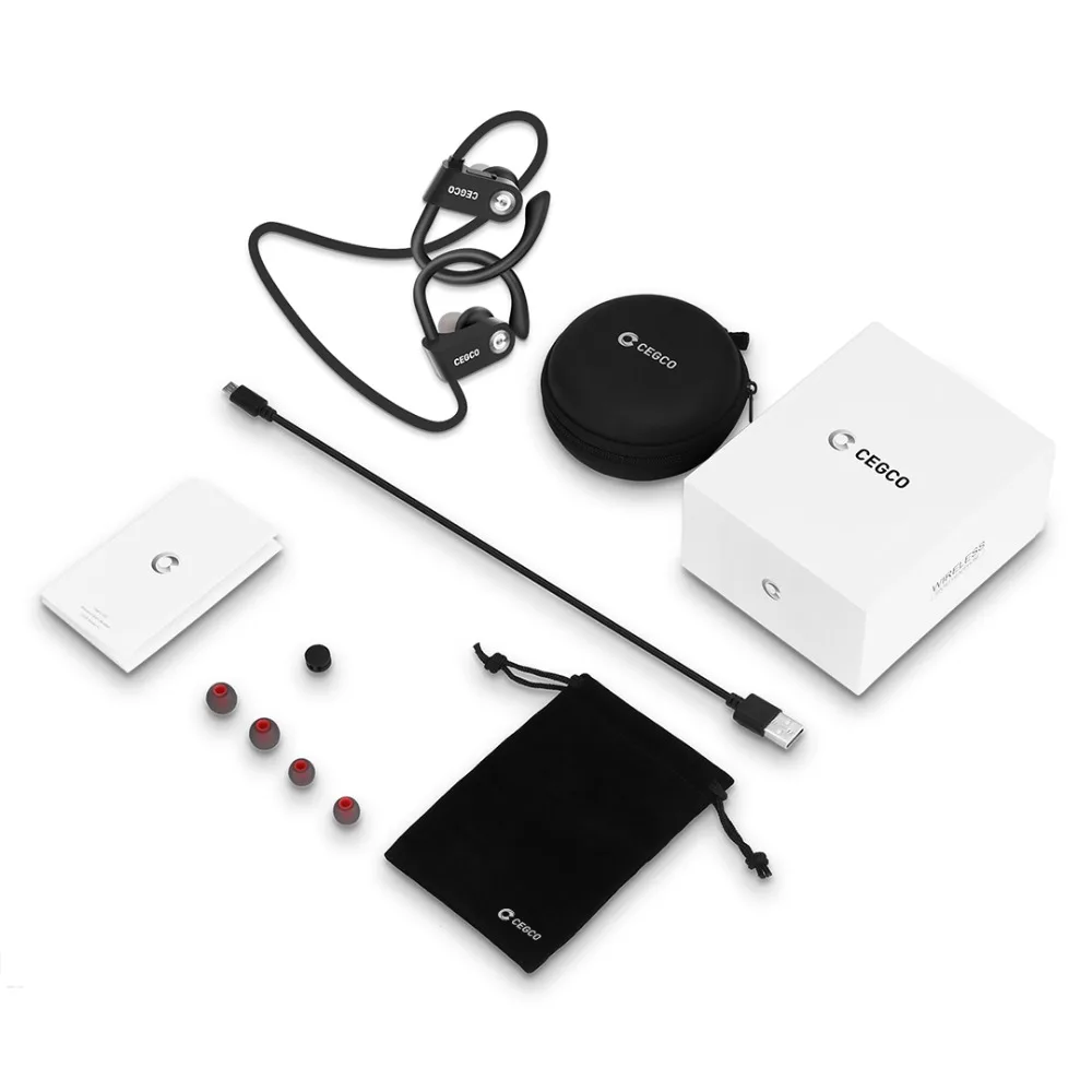 CEGCO LU8i Bluetooth наушники спортивные Беспроводной IPX7 Водонепроницаемый громкой связи