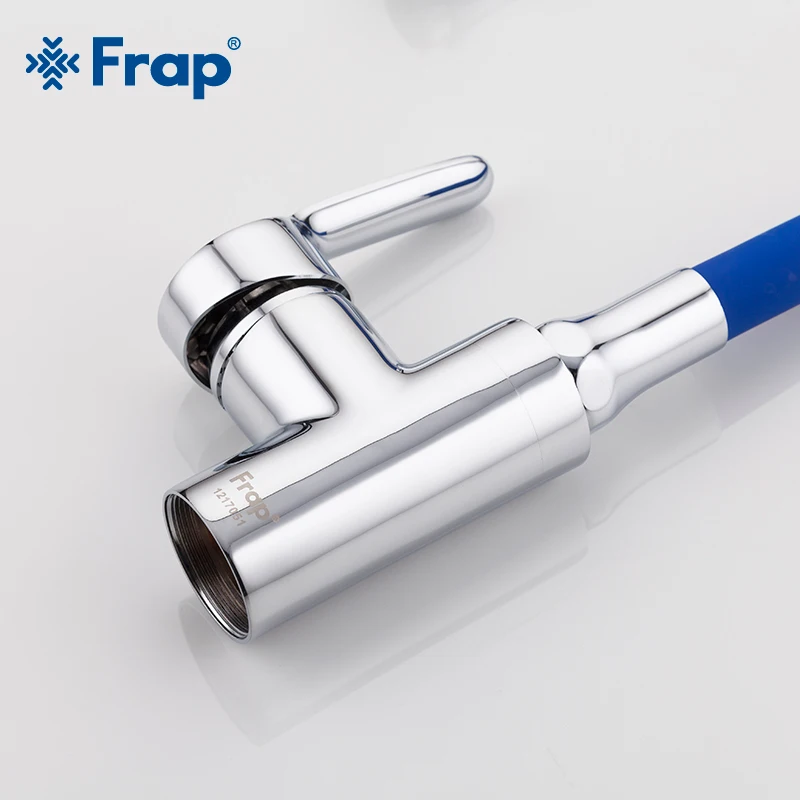 FRAP кухонный кран 6 Цветов Силикагель hosepipe кухонный кран для раковины Смеситель для воды гибкий кран для холодной и горячей воды для кухни
