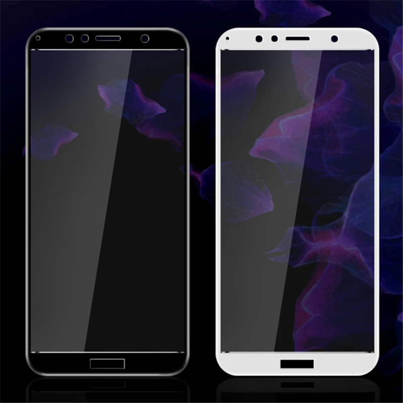 Закаленное стекло с полным покрытием для Huawei Honor 7C на протектор экрана 9H HD пленка