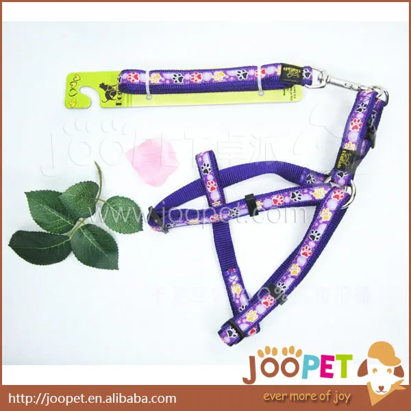 Милые лапы собаки ошейник поводок Фиолетовый Новый бренд продукты для животных