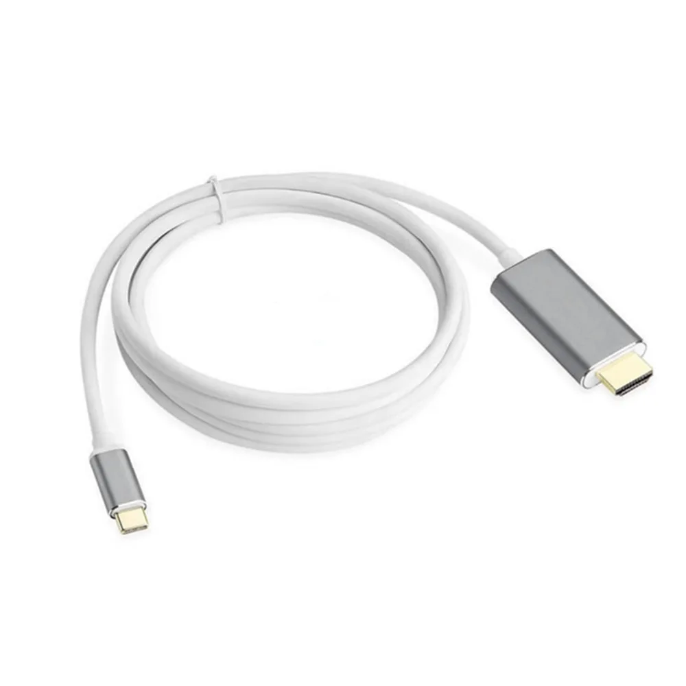 USB C к HDMI 4K 60 Гц 6 футов Тип C к HDMI кабель Thunderbolt 3 конвертер для MacBook Pro Pixel Sansung S8 S9 Huawei Mate10